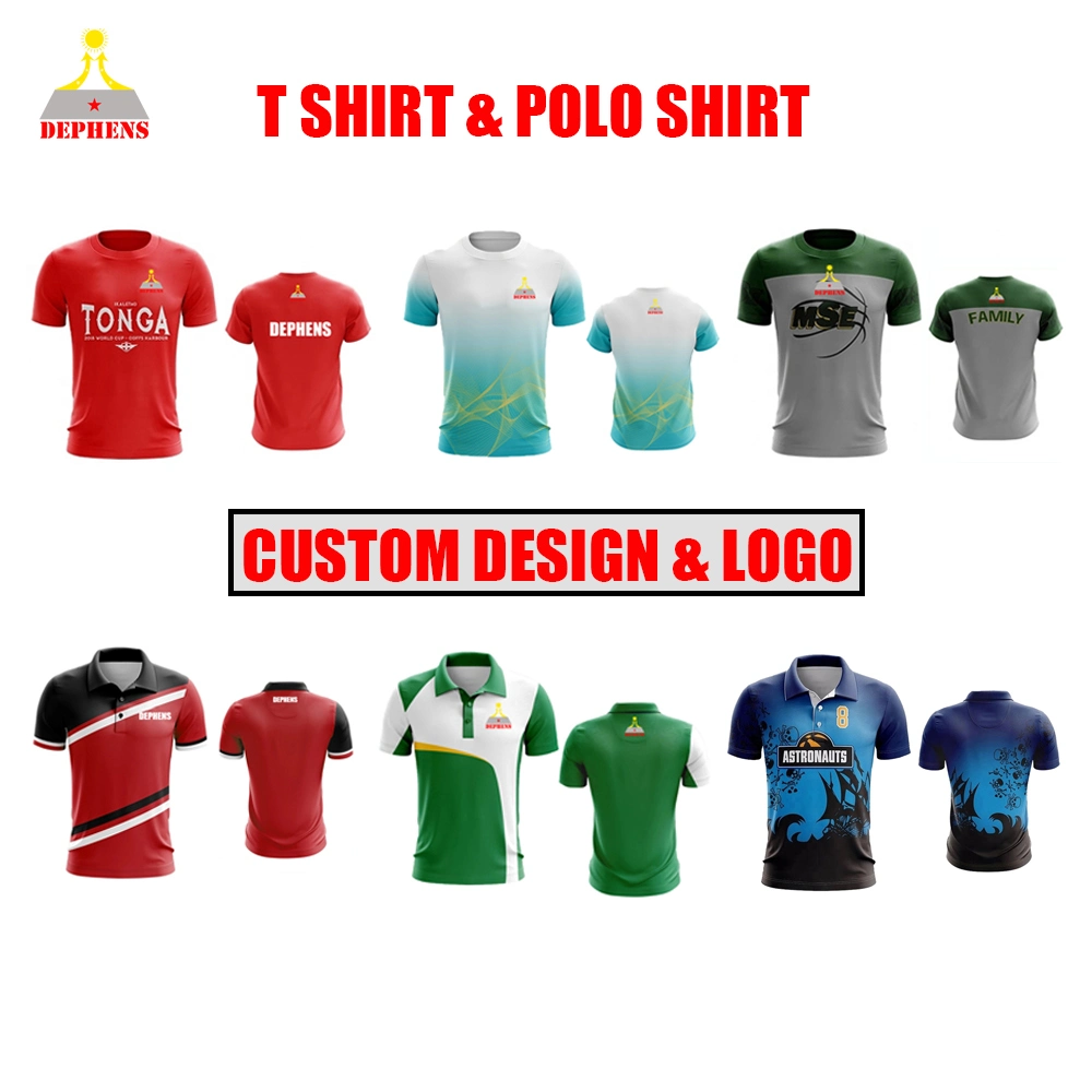 Custom Wholesale T Shirt Cotton Quality T-Shirt Printed Plain Tee Shirt Sport Cheap Polyester Tshirt Promotional Men Women Kids Fashion Printing Golf Polo Shirt