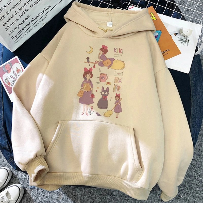 New Customized White Cartoon Picture Men&prime; S Hoodie