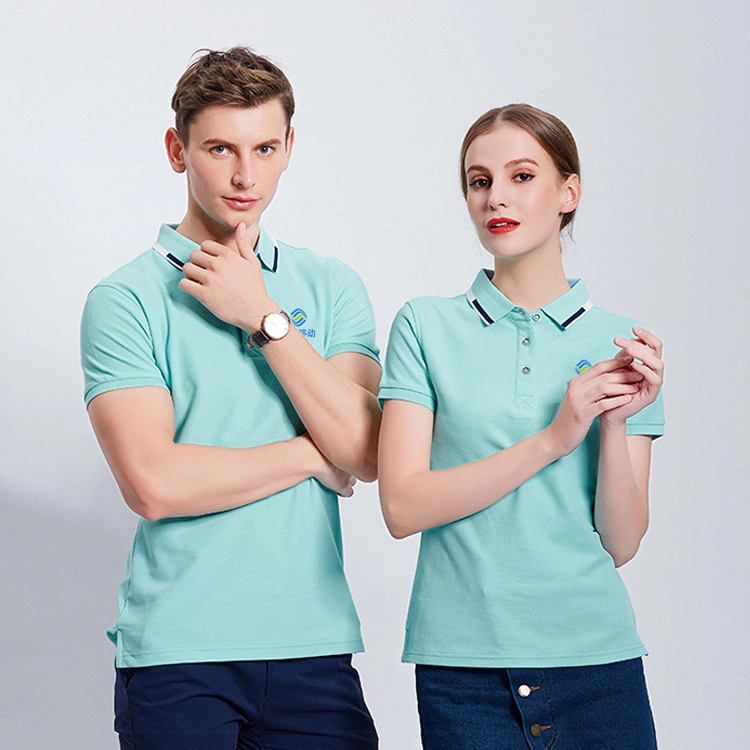 Custom Logo Men Polo Shirts for Work Polo T Shirts Shorts Business Summer Short Sleeve Shirt Unisex