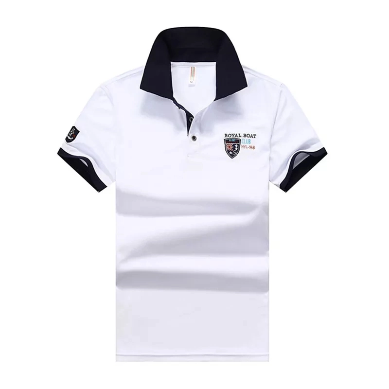 Pendek Lengan Polo Shirt Custom Embroidery Logo Plain Golf Polo Blank T Shirt Polo Shirts Men&prime; S Camisas