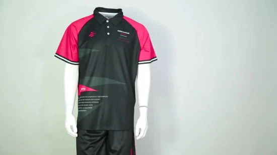 Edv Wholesale Custom Design Sublimation Polo Shirts Polyester Sportswear